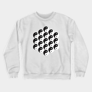 Yin and Yang symbol hexagon Crewneck Sweatshirt